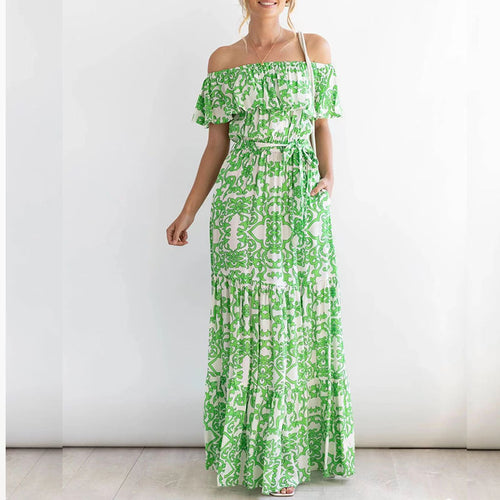 Floral Wrap Midi Dress