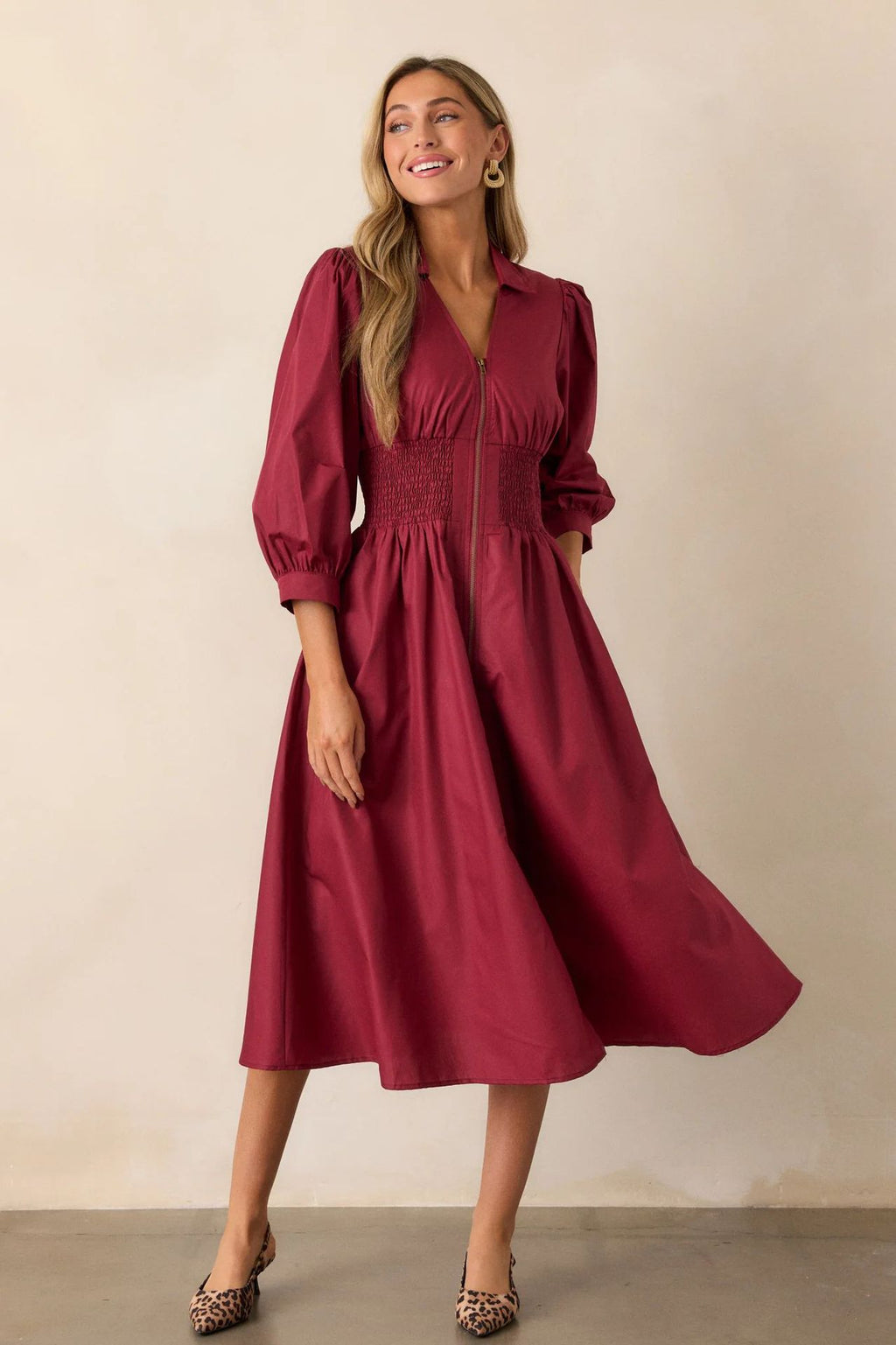 Tiered Smocked Maxi Dress